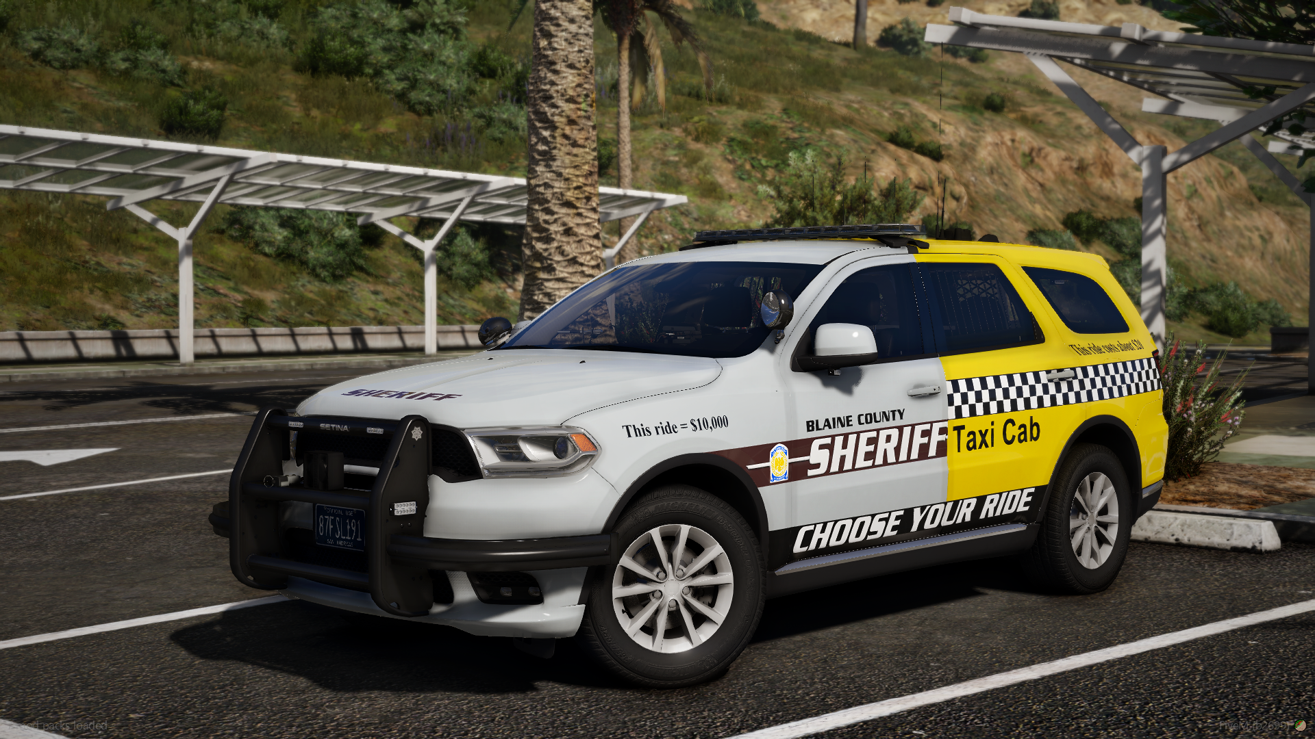 Sheriff Taxi Livery Pack