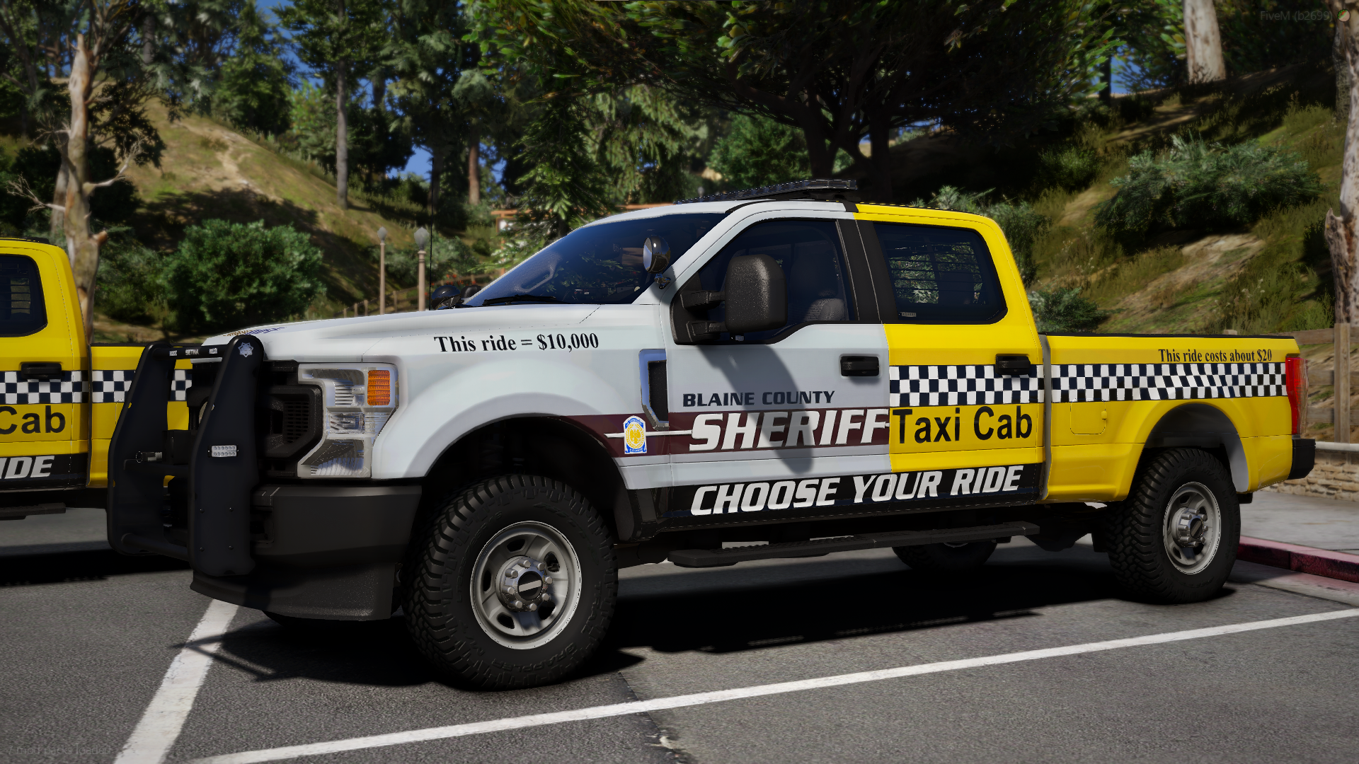 Sheriff Taxi Livery Pack