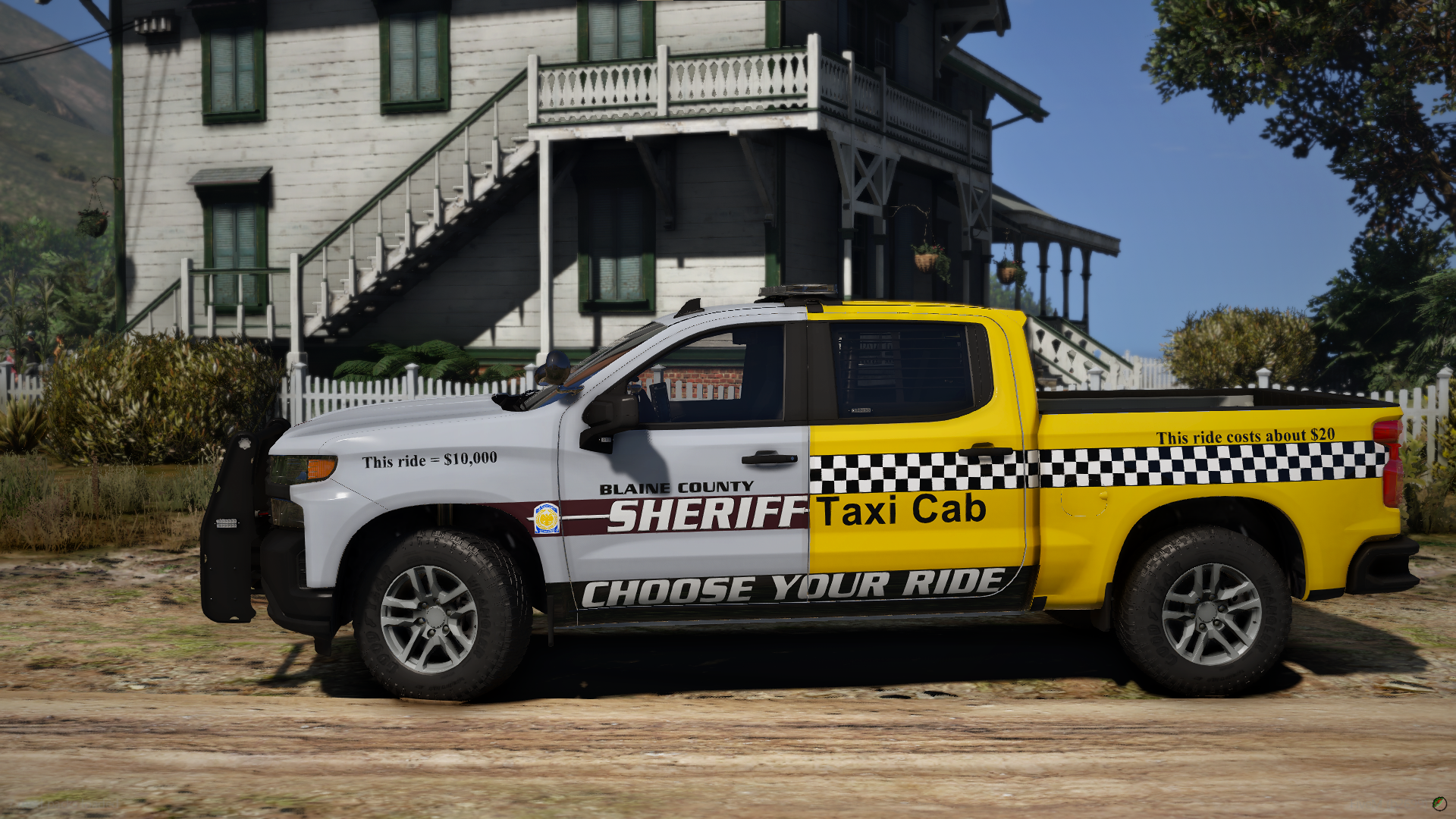 Sheriff Taxi Livery Pack