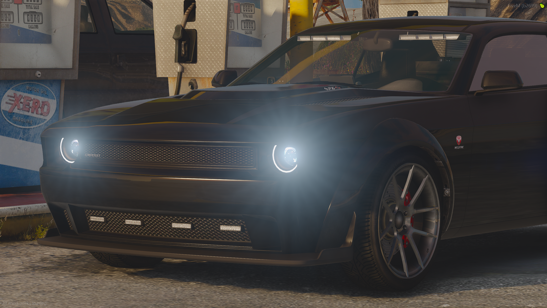 Unmarked/Slicktop Police Gauntlet