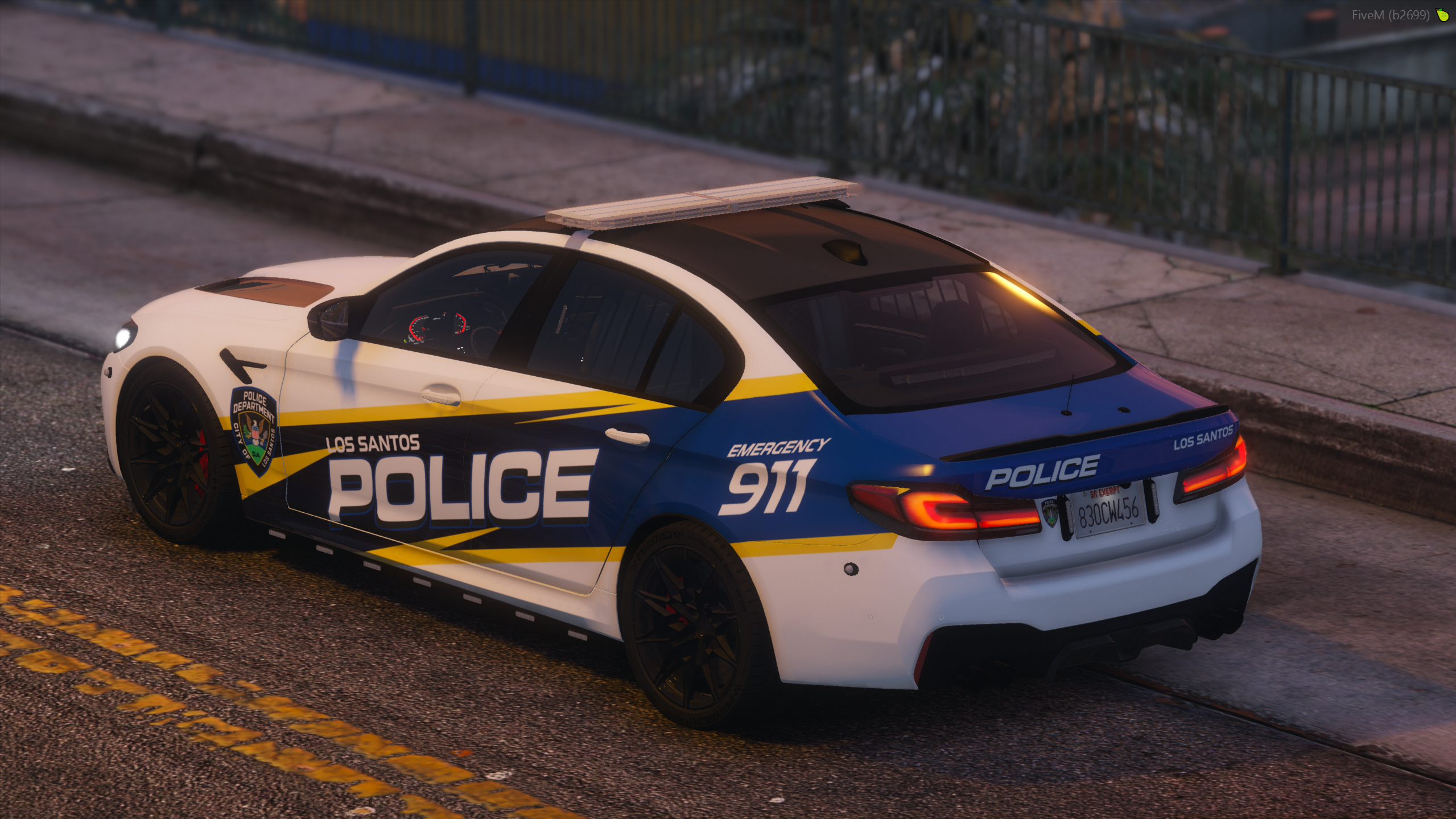 2022 Generic Police Sedan Sports Car