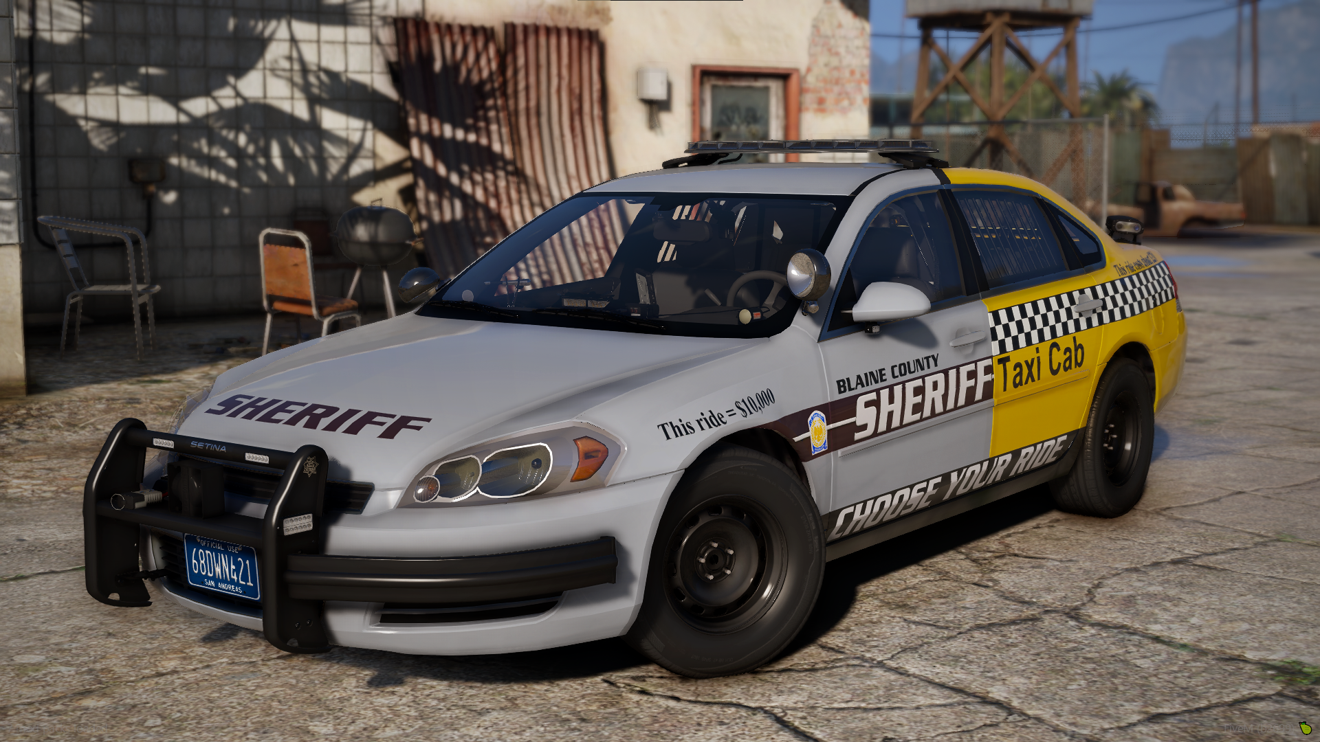 Sheriff Taxi Livery Pack