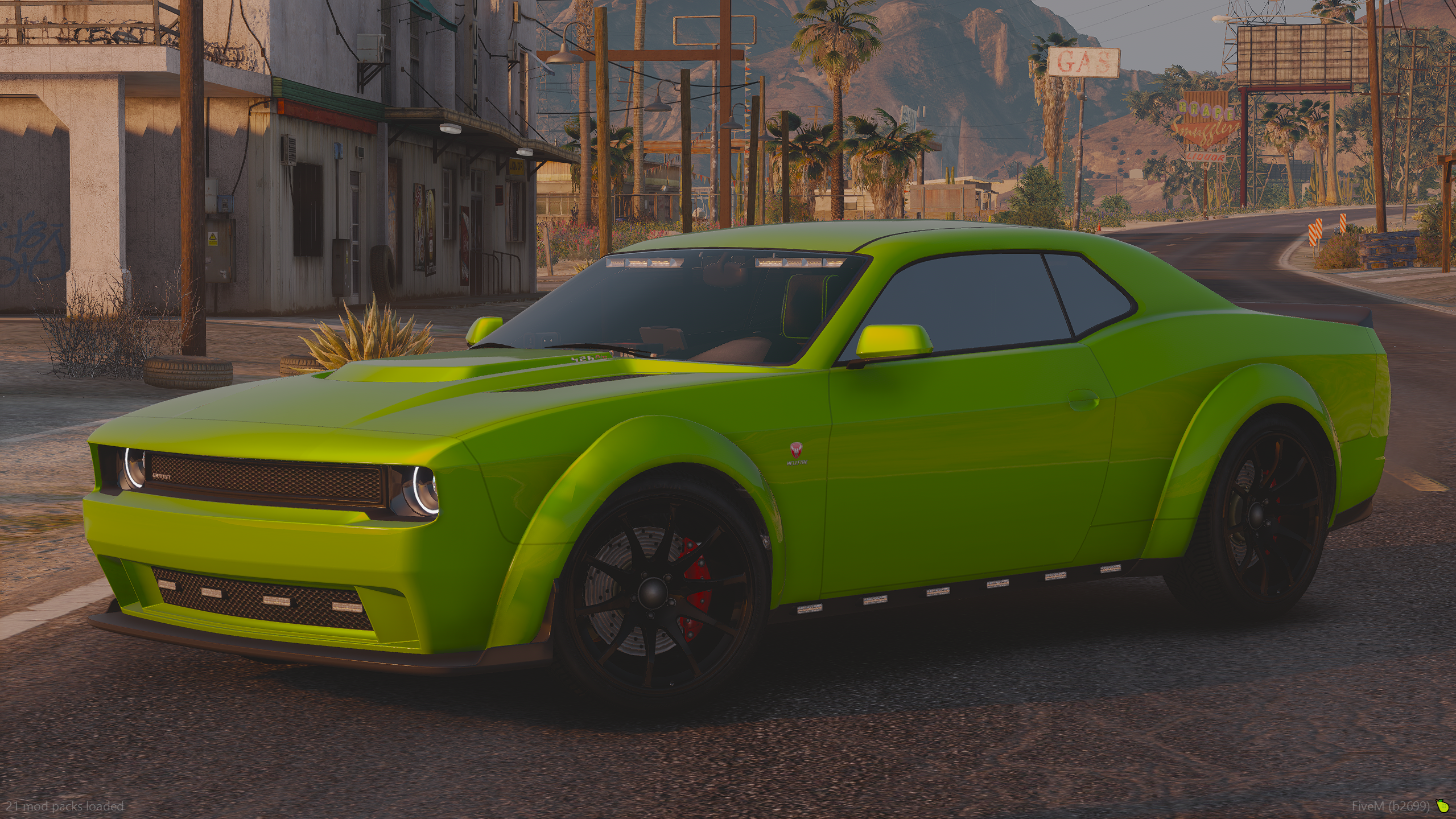 Unmarked/Slicktop Police Gauntlet