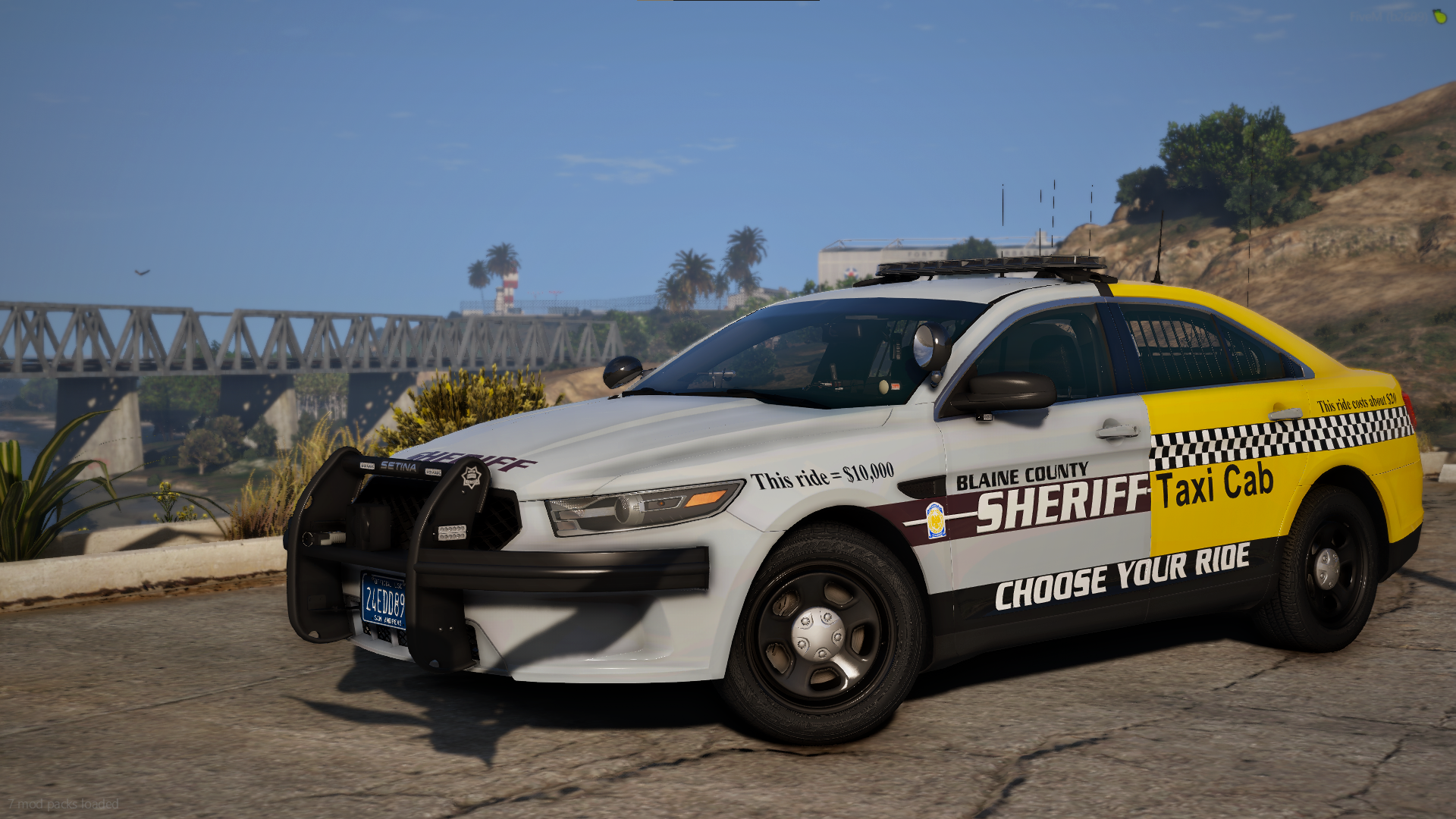 Sheriff Taxi Livery Pack