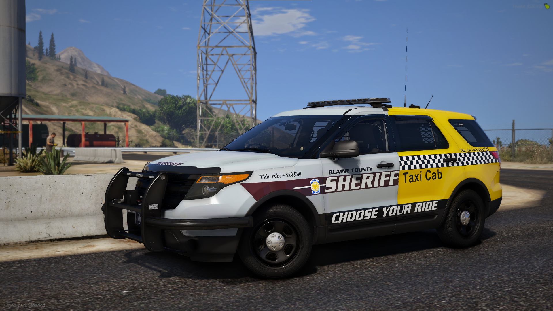Sheriff Taxi Livery Pack