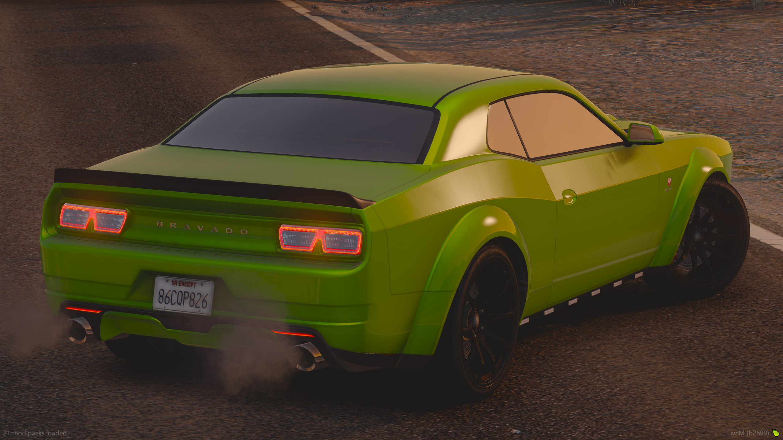 Unmarked/Slicktop Police Gauntlet