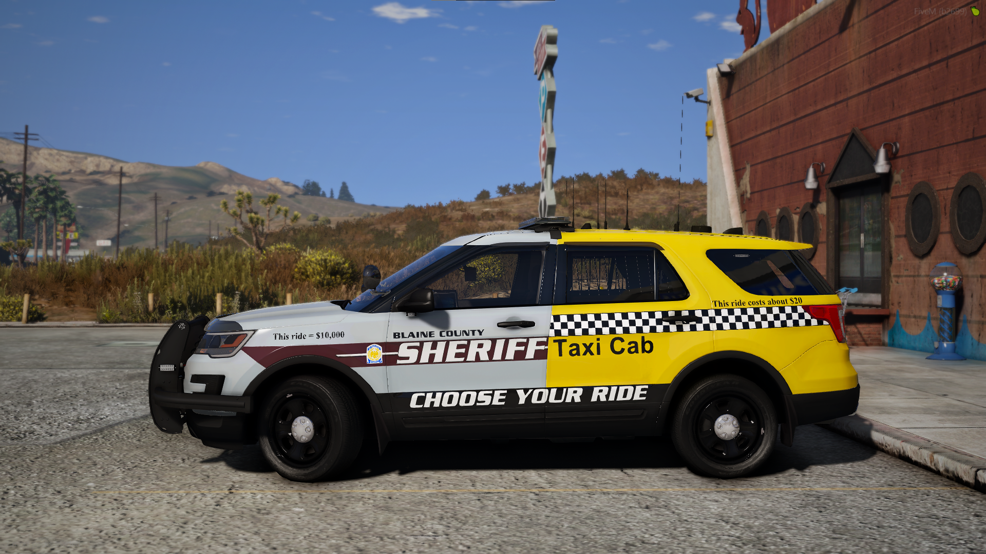 Sheriff Taxi Livery Pack