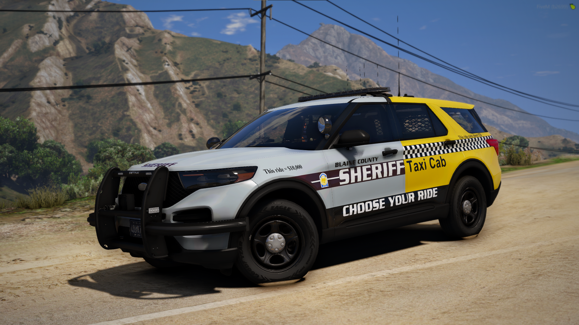 Sheriff Taxi Livery Pack