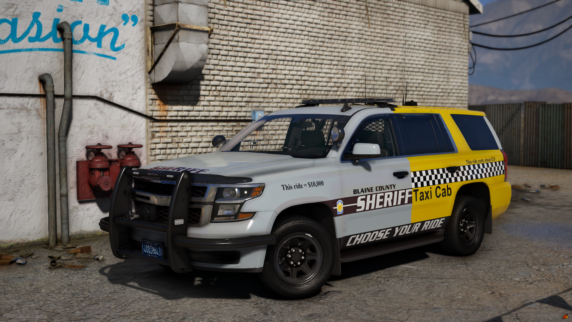 Sheriff Taxi Livery Pack