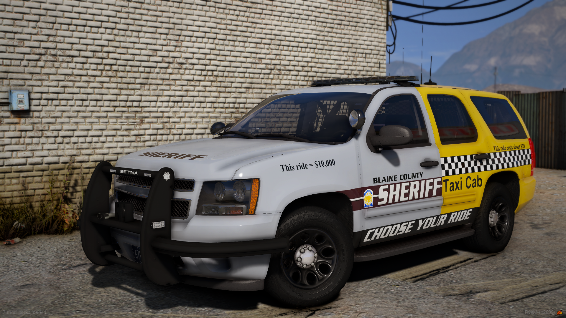 Sheriff Taxi Livery Pack