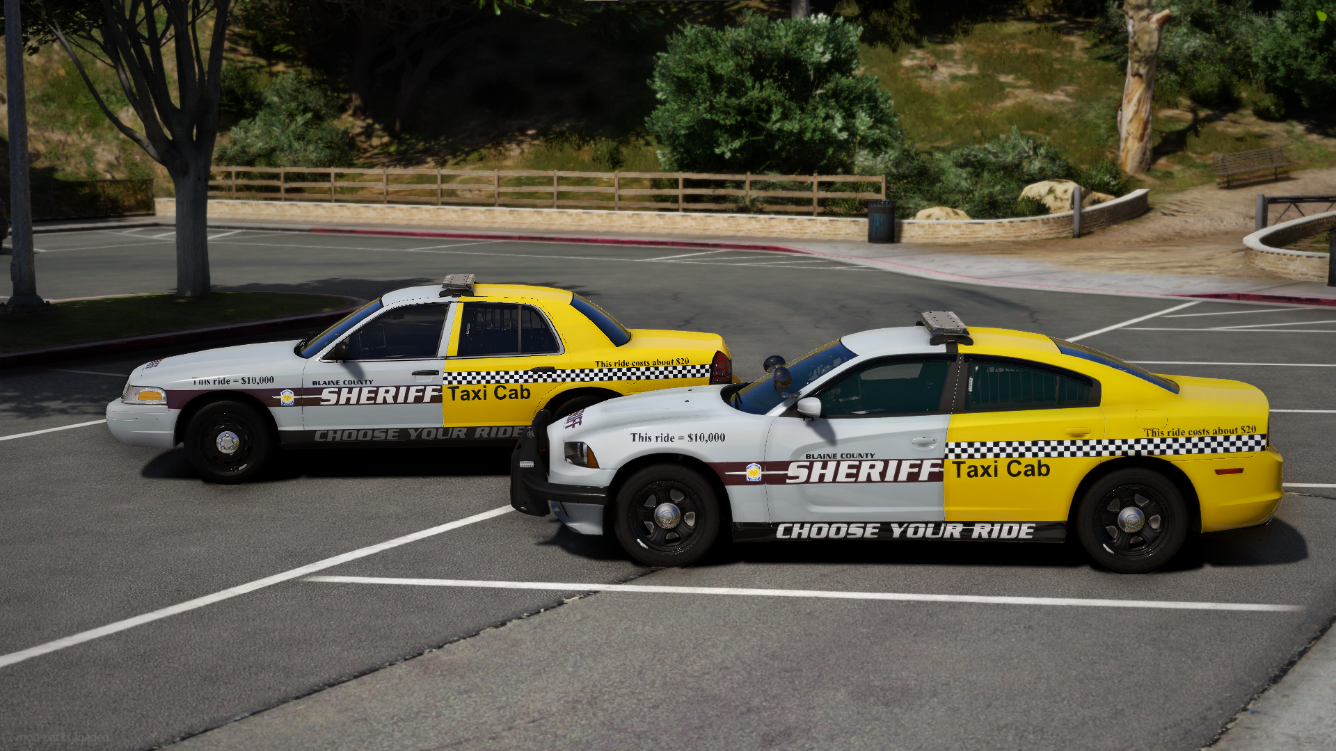 Sheriff Taxi Livery Pack