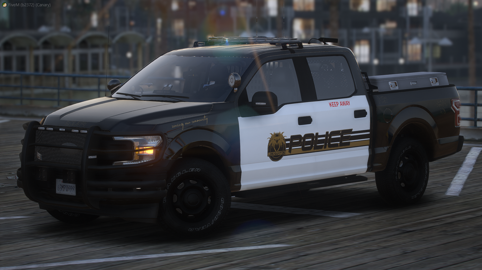 2018 Generic K-9 truck