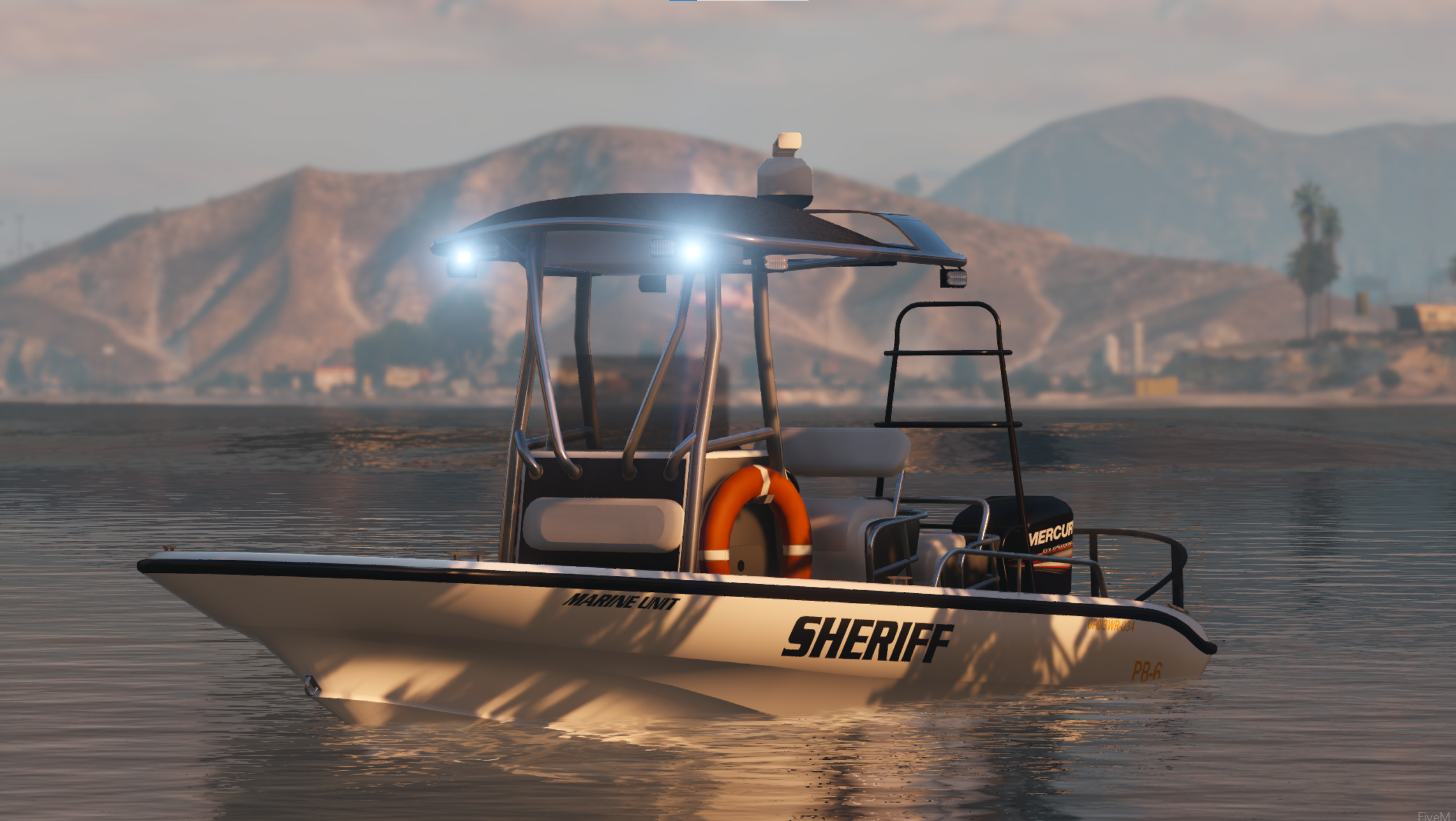 Generic Police Boat