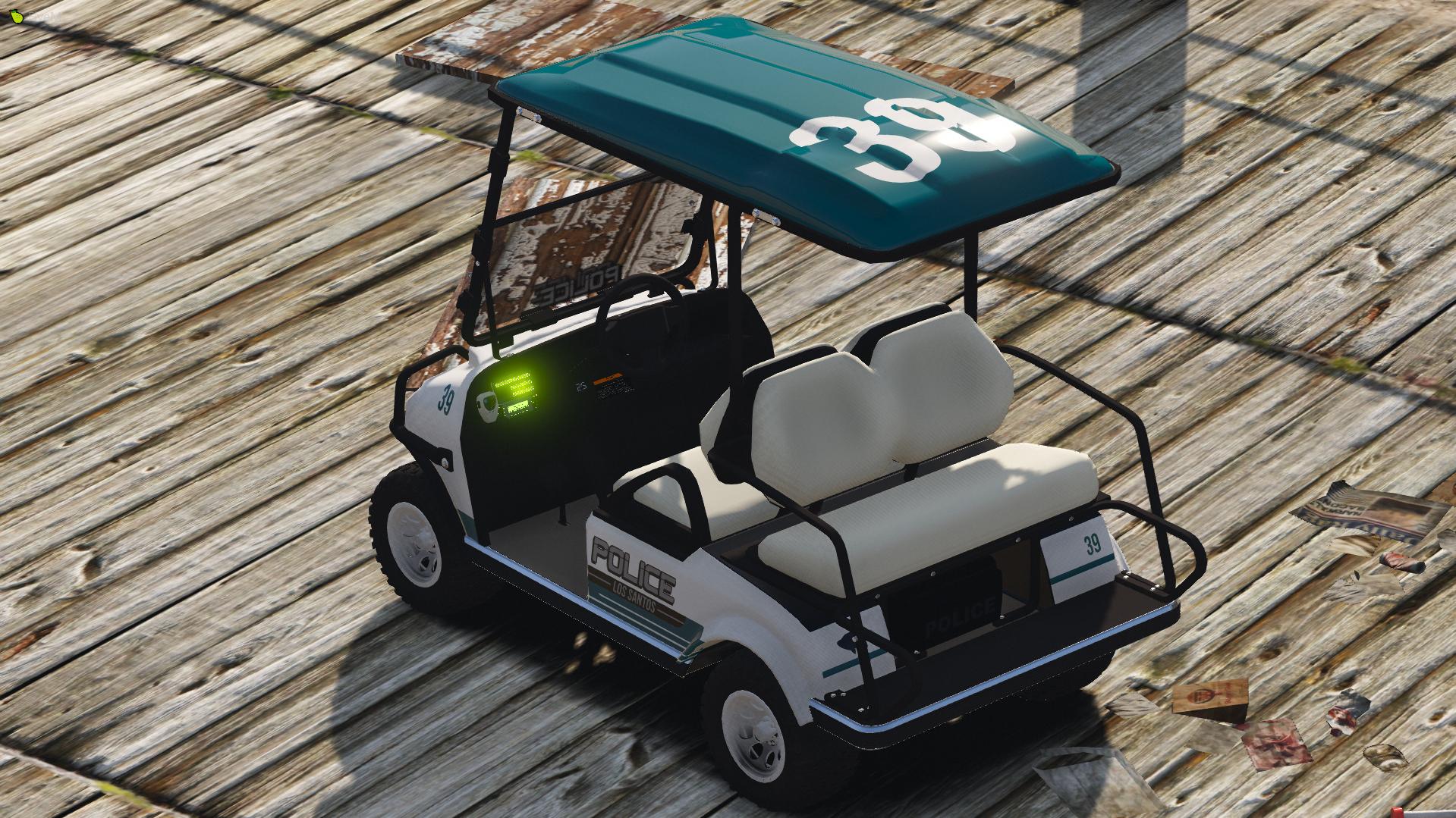 Police Golf Cart