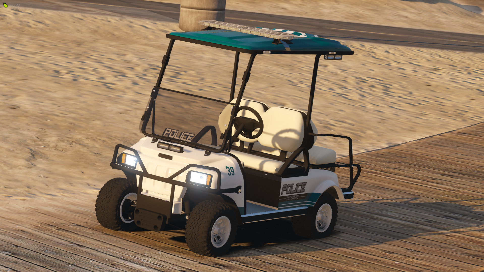 Police Golf Cart