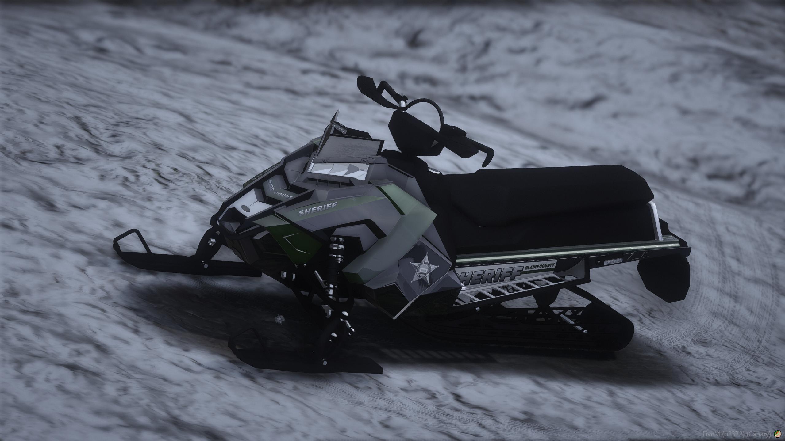 Police Snowmobile