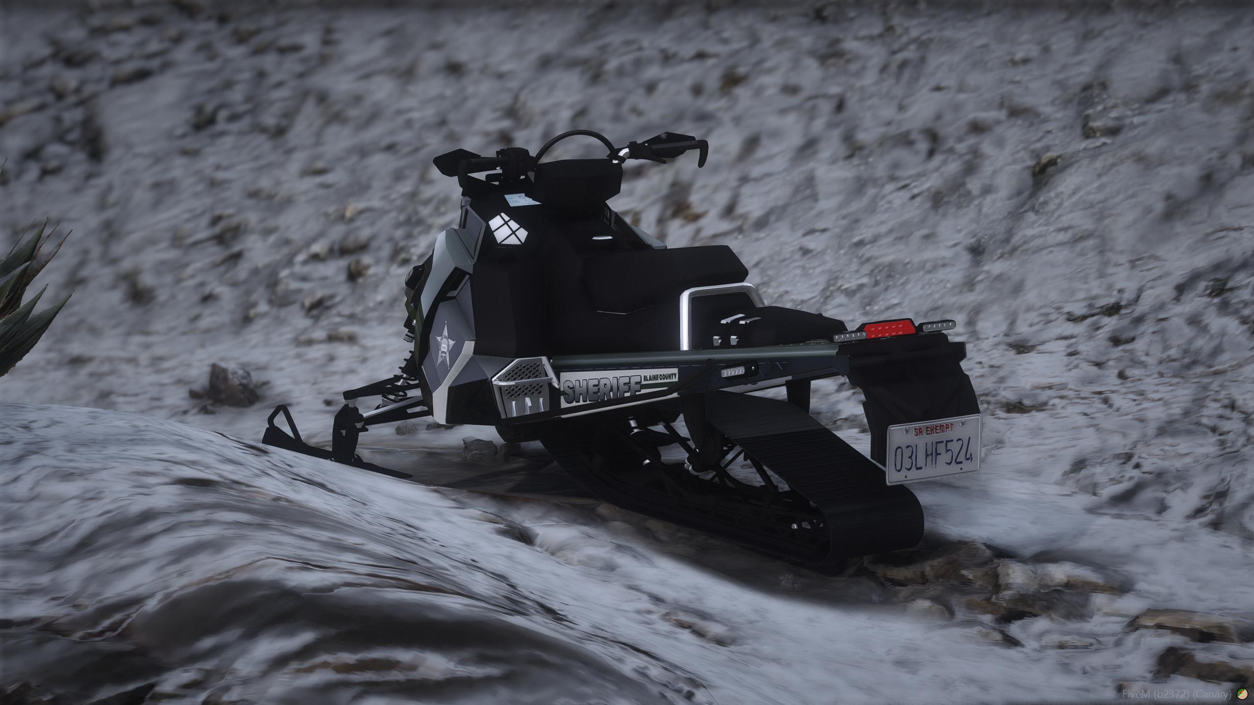 Police Snowmobile
