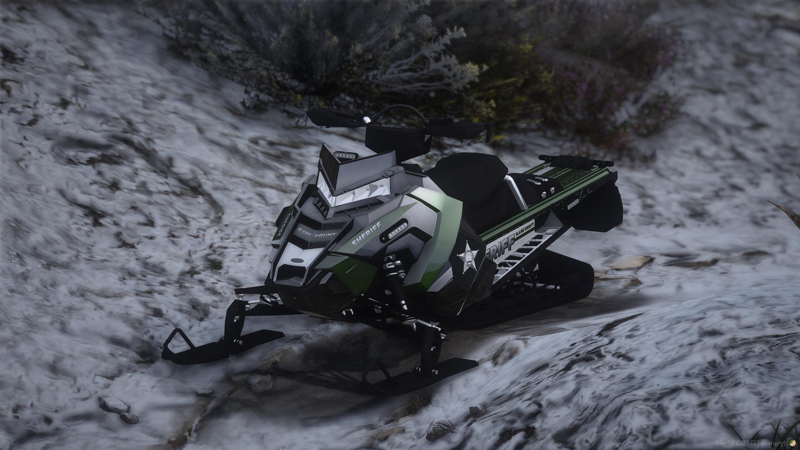 Police Snowmobile