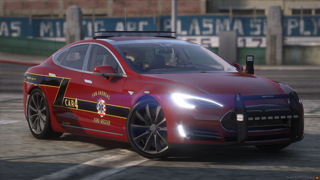 2016 Fire Generic Electric Sports vehicle