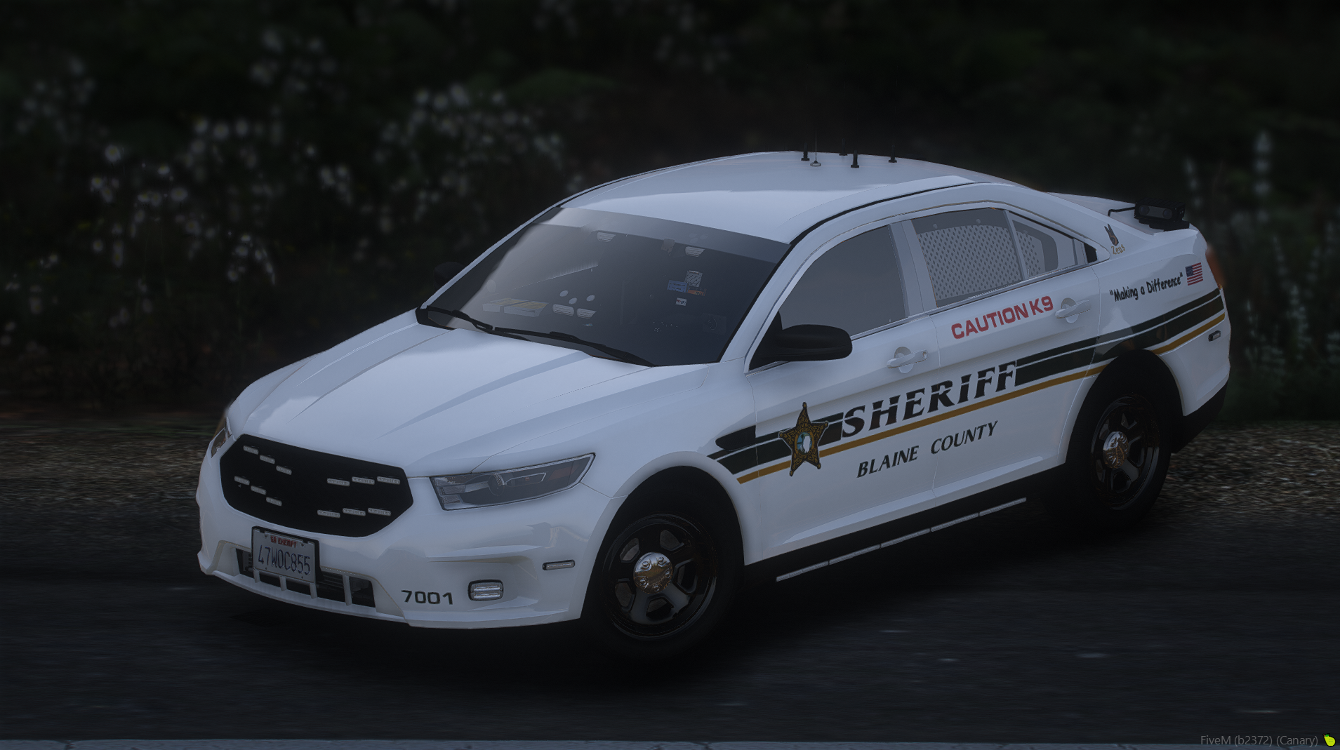 2018 Generic K-9 sedan
