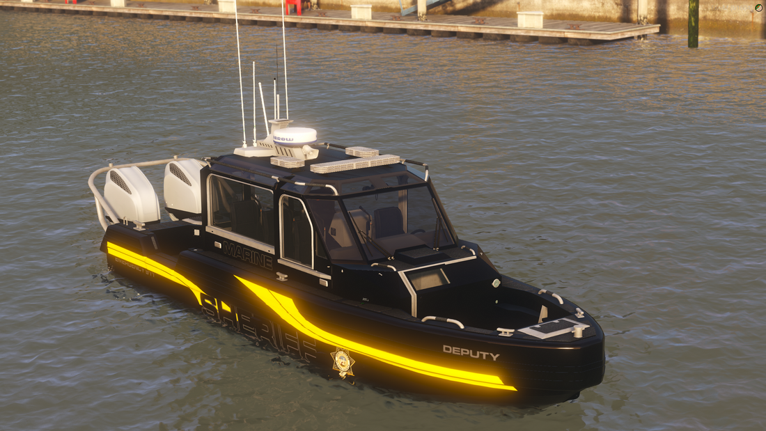 Police Rescue Boat (NO TRAILER)