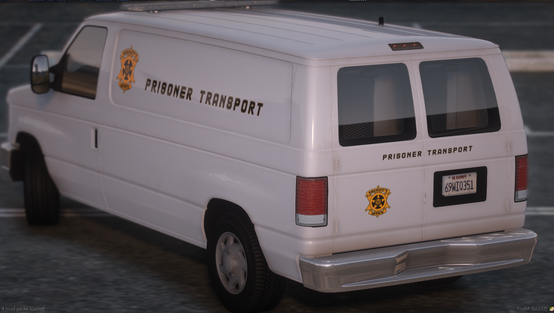 2022 Prison van pack