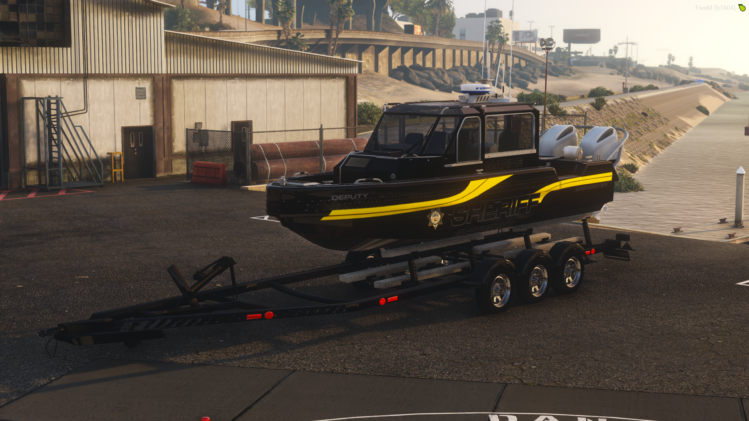 Police Rescue Boat (NO TRAILER)