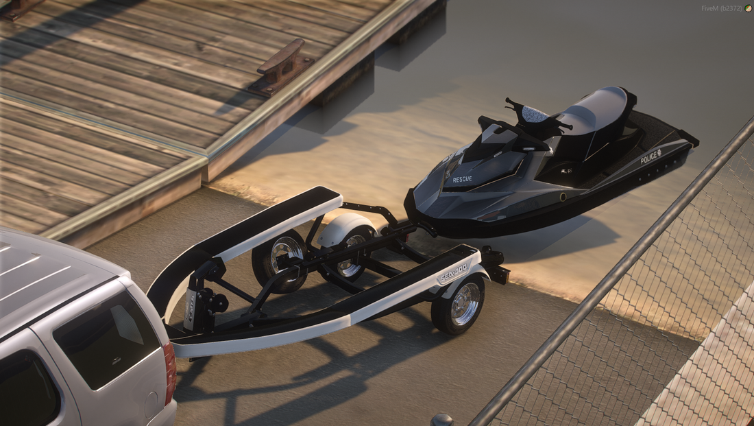 Police Jetski + Trailer