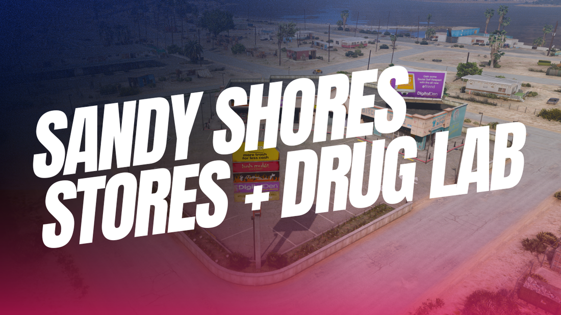 Sandy Shores Stores + Hidden Drug Lab - MLO