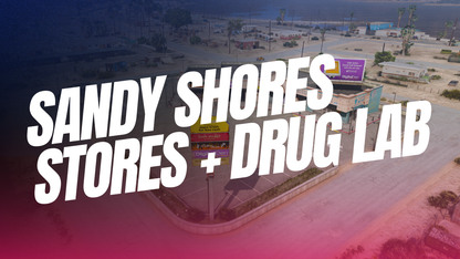 Sandy Shores Stores + Hidden Drug Lab - MLO
