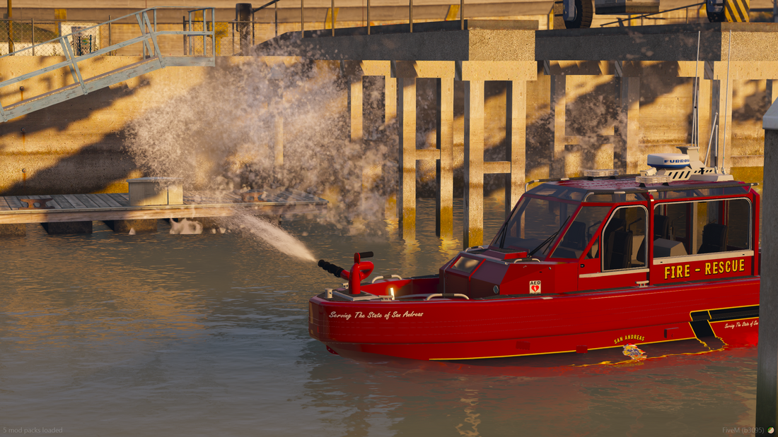 Fire Rescue Boat (NO TRAILER)