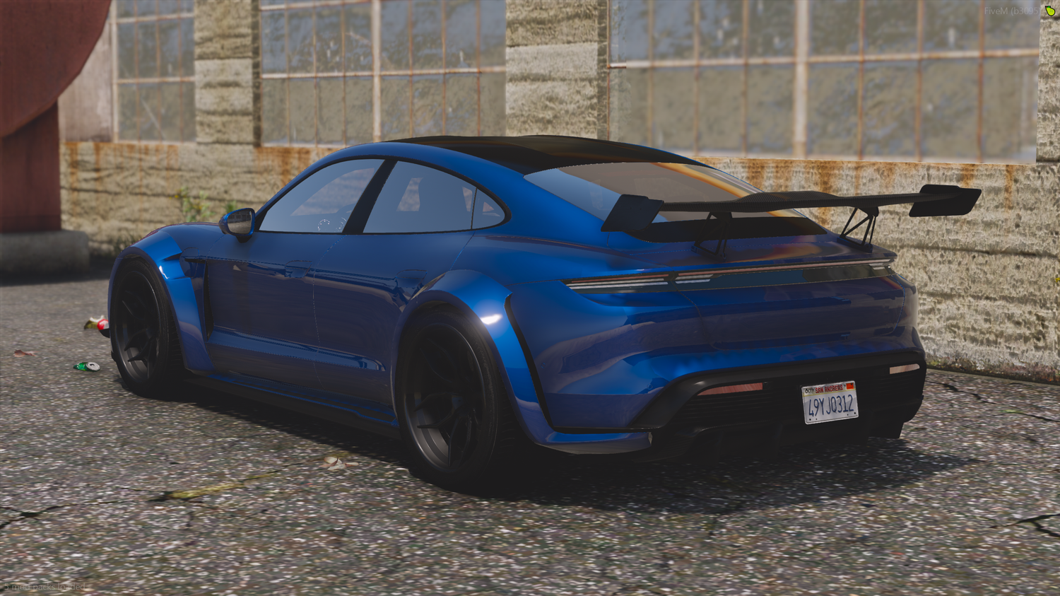 2021 Generic electric sports car widebody