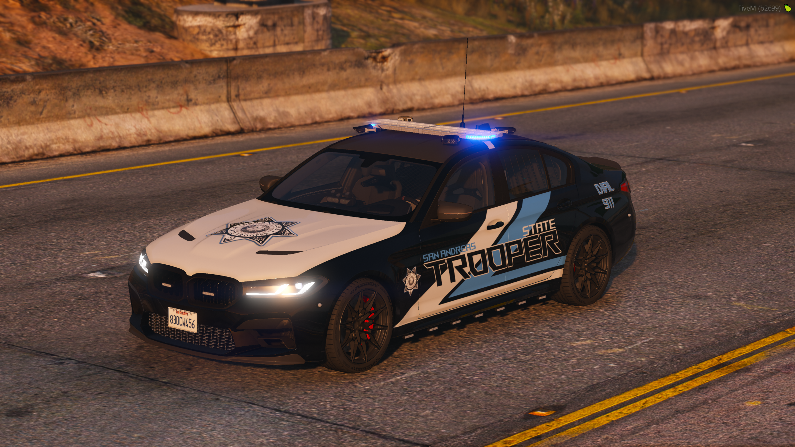2022 Generic Police Sedan Sports Car