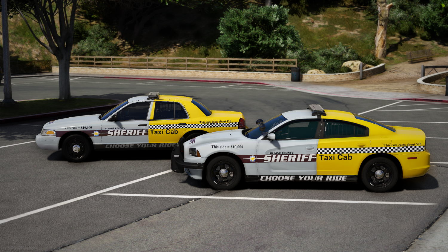 Sheriff Taxi Livery Pack 