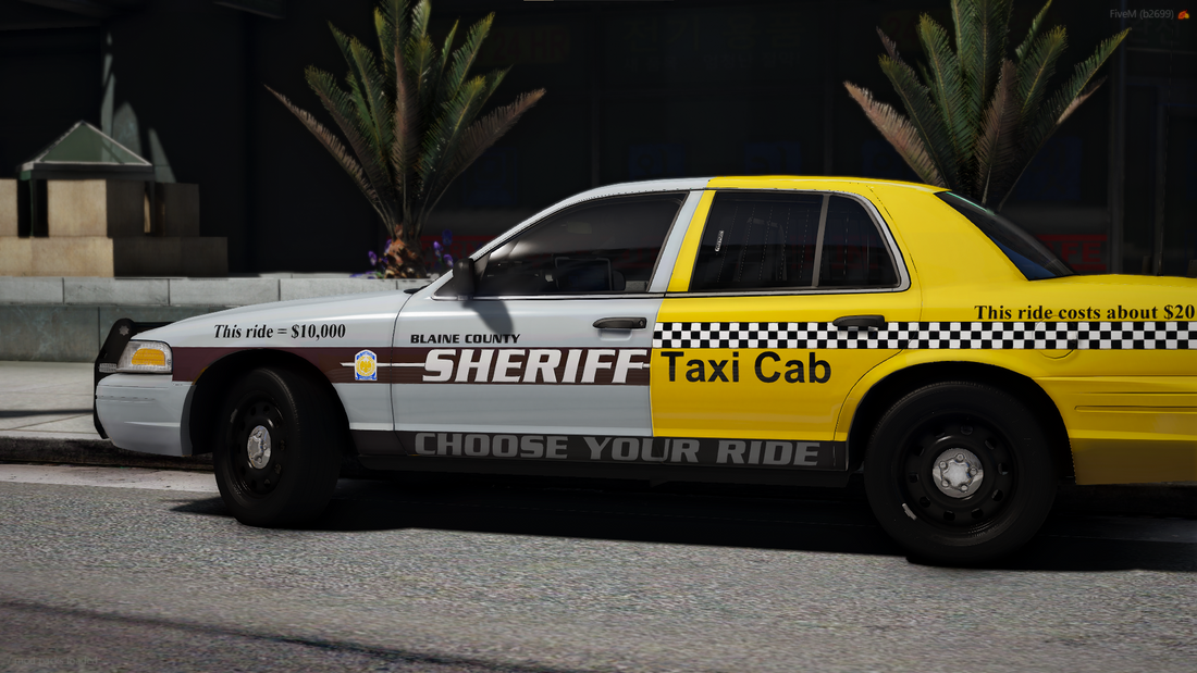 Sheriff Taxi Livery Pack