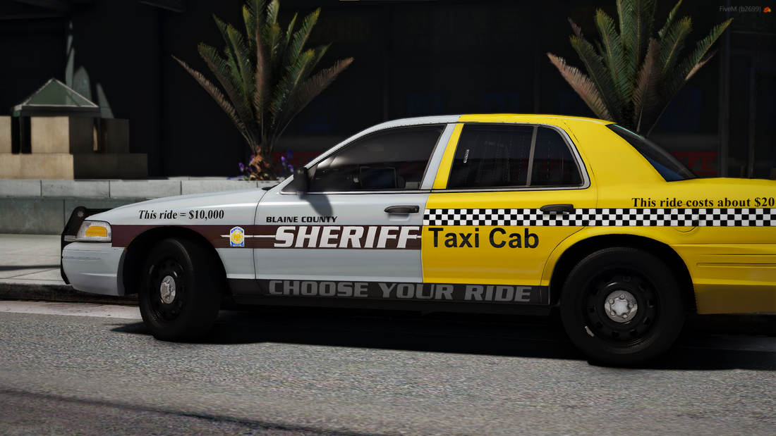 Sheriff Taxi Livery Pack 